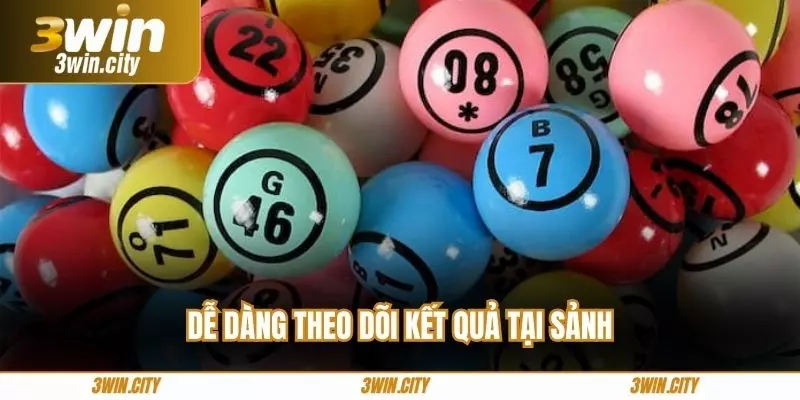 Dễ dàng theo dõi kết quả tại sảnh